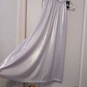 White shimmery top or blouse